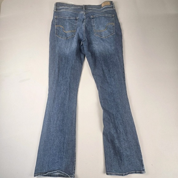 Levi Strauss Signature Modern Bootcut Jeans Womens 12M W31 L32 Stretch Denim - Picture 11 of 11